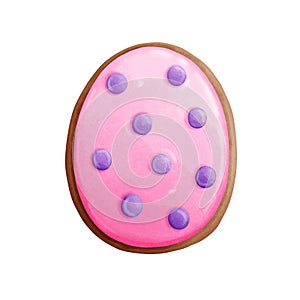 Easter egg cookie clipart