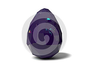 Easter egg crystal.