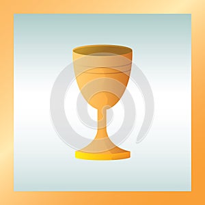 easter egg cup. Vector illustration decorative design