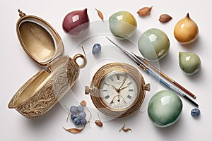 easter egg with eggseaster egg with eggseaster eggs in nest