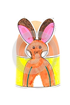 Easter egg holder made by children