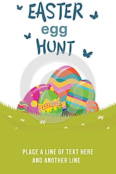 An easter egg hunt graphic