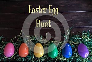 Easter egg hunt sign