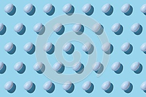 Easter egg pattern in blue
