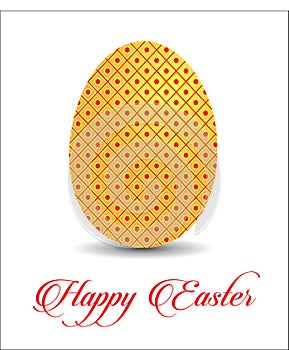 Easter egg pattern photo