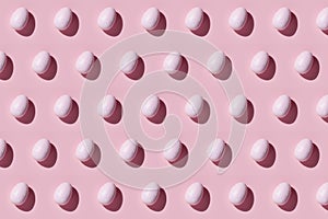 Easter egg pattern in pink