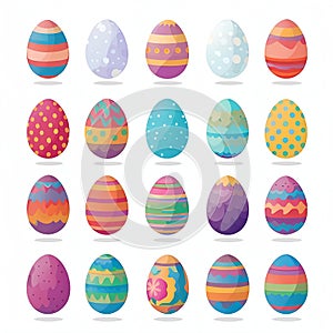 Easter egg patterns and designs.