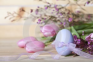 Easter Egg Pink Tulips