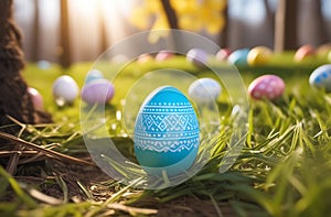 Easter egg scavenger hunt in an unexpected setting, adding an element of surprise and adventure to the traditional