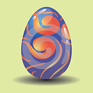 easter egg. Vector illustration decorative design