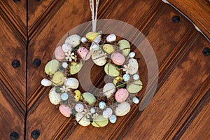 Easter egg wreath