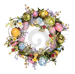 Easter Egg Wreath