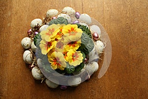 Easter egg wreath