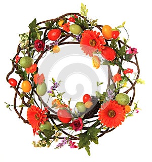 Easter egg wreath