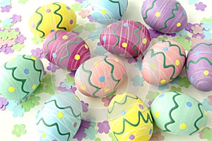 Easter eggs photo