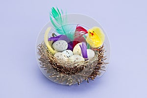 Easter eggs; decorated easter eggs.