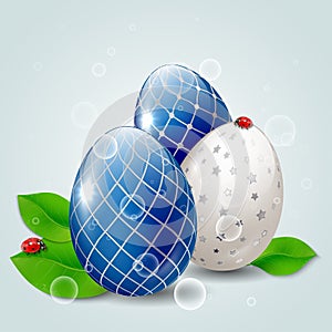 Easter eggs beackground