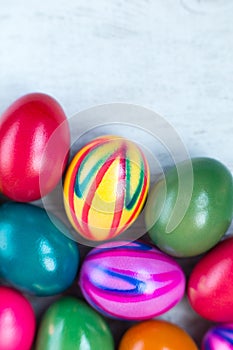 Easter eggs card