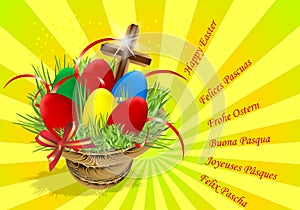 Easter eggs, cdr vector