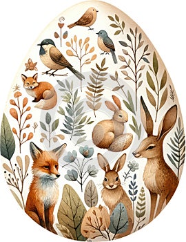 Easter Eggs Clipart, Painted Easter Egg, Spring Clipart, Easter Eggs Png, Easter Rabbit, Watercolor Clipart, Painted Eggs