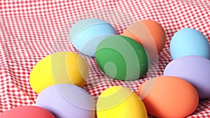 Easter eggs or color egg. Multi-colorful of easter eggs