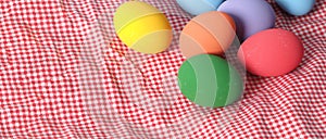 Easter eggs or color egg. Multi-colorful of easter eggs