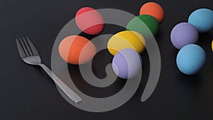 Easter eggs or color egg. Multi-colorful of easter eggs