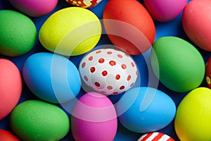 Easter Eggs colorful background, Easter Day