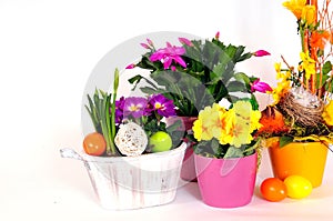 Easter eggs flower arrangements