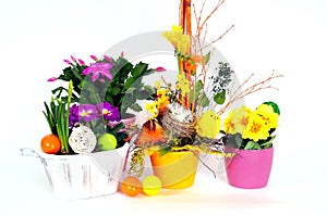 Easter eggs flower arrangements