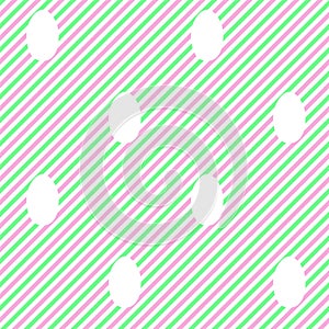 EASTER EGGS. GREEN PINK STRIPED TEXTURE. SEAMLESS VECTOR PATTERN