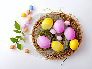 Easter eggs nest decoration add a touch of charm to your home decor