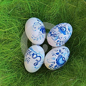 Easter eggs photo