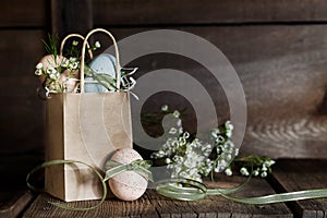 Pascua de resurrección huevos cintas 