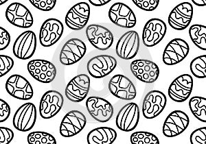 Easter eggs seamless spring pattern for kids clothes print and notebooks and wrapping paper and fabrics