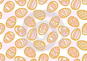 Easter eggs seamless spring pattern for kids clothes print and notebooks and wrapping paper and fabrics