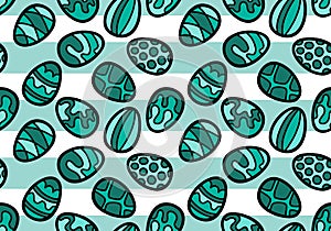 Easter eggs seamless spring pattern for kids clothes print and notebooks and wrapping paper and fabrics