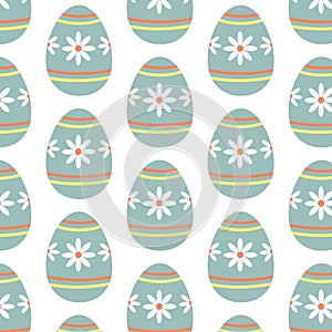 Easter eggs simple seamless pattern. Easter eggs, Easter symbol, decorative vector elements. EPS10