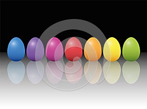 Easter Eggs Stylish Chic