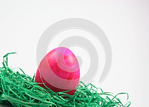 Easter eggs on synthetic turf