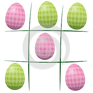 Easter Eggs Tic Tac Toe