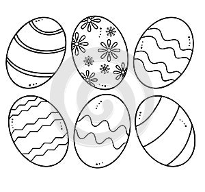 Easter eggs vector