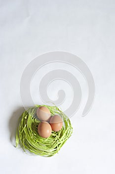 3 Easter eggs vertical