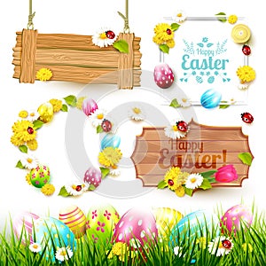 Easter elements collection