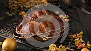 Easter folar with egg