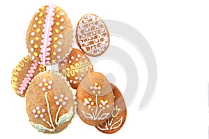 Easter gingerbread eggs