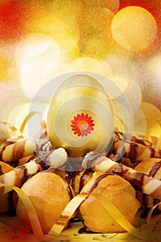 Easter golden egg