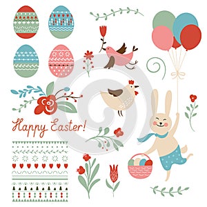 Easter graphic elements