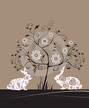 Easter greeting card.