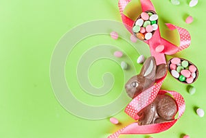 Easter greeting card background